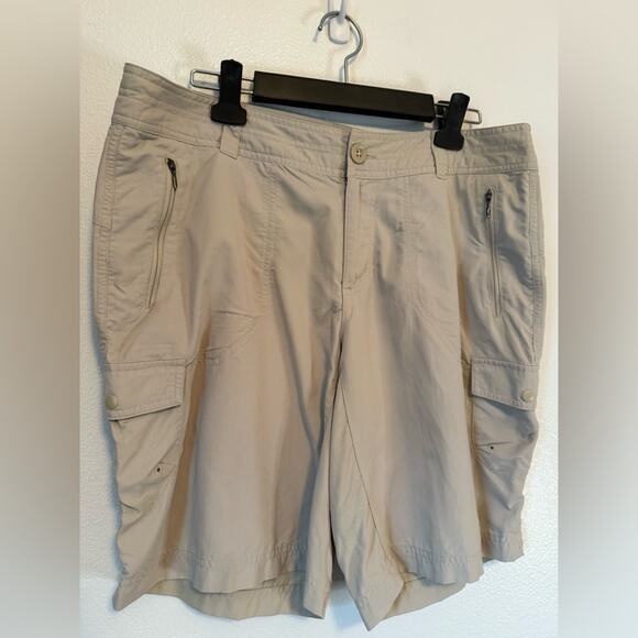 Columbia East Ridge Omni-Wick UPF 30 Lightweight Hiking Shorts Fossil Lt Tan 14 - Picture 6 of 11